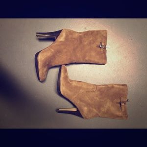 Anne Klein suede booties. Size 10